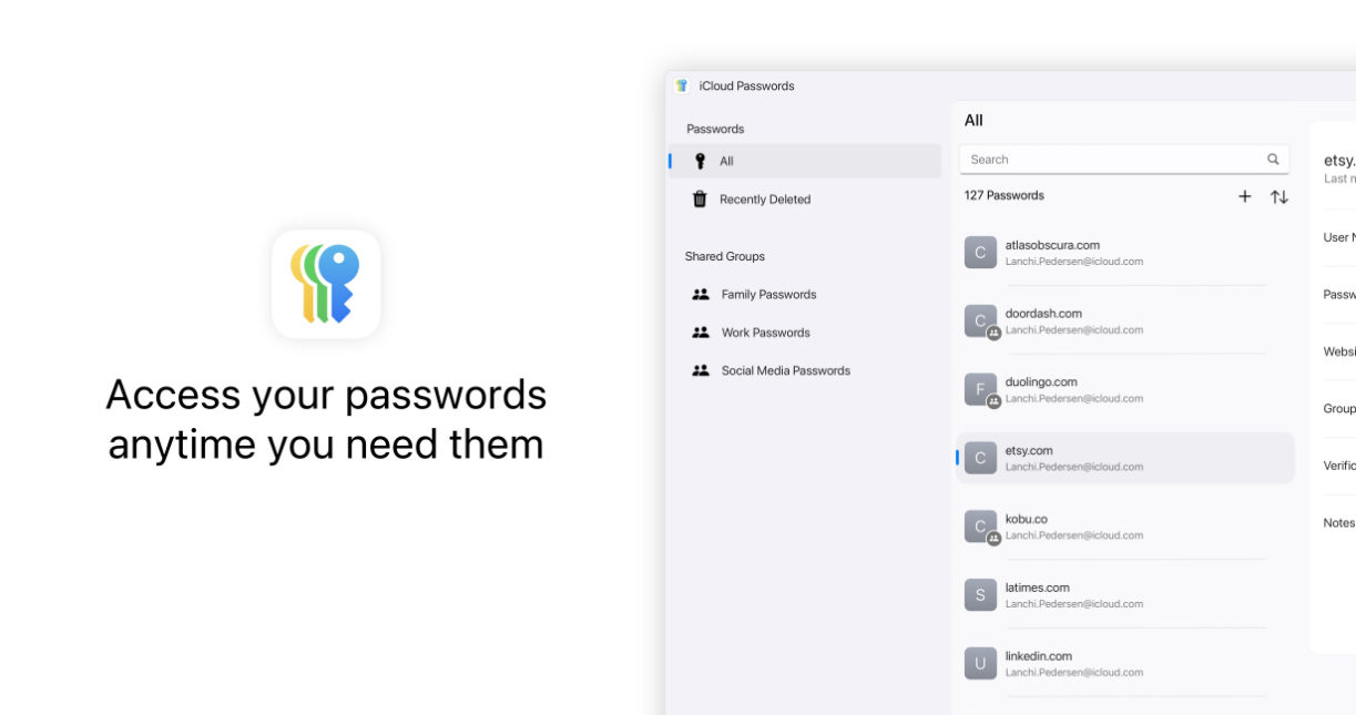 Vos mots de passe iCloud sur Windows et Firefox ? C'est maintenant possible ©Microsoft Store