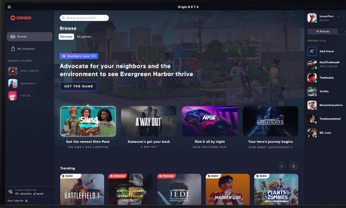 Origin EA Desktop