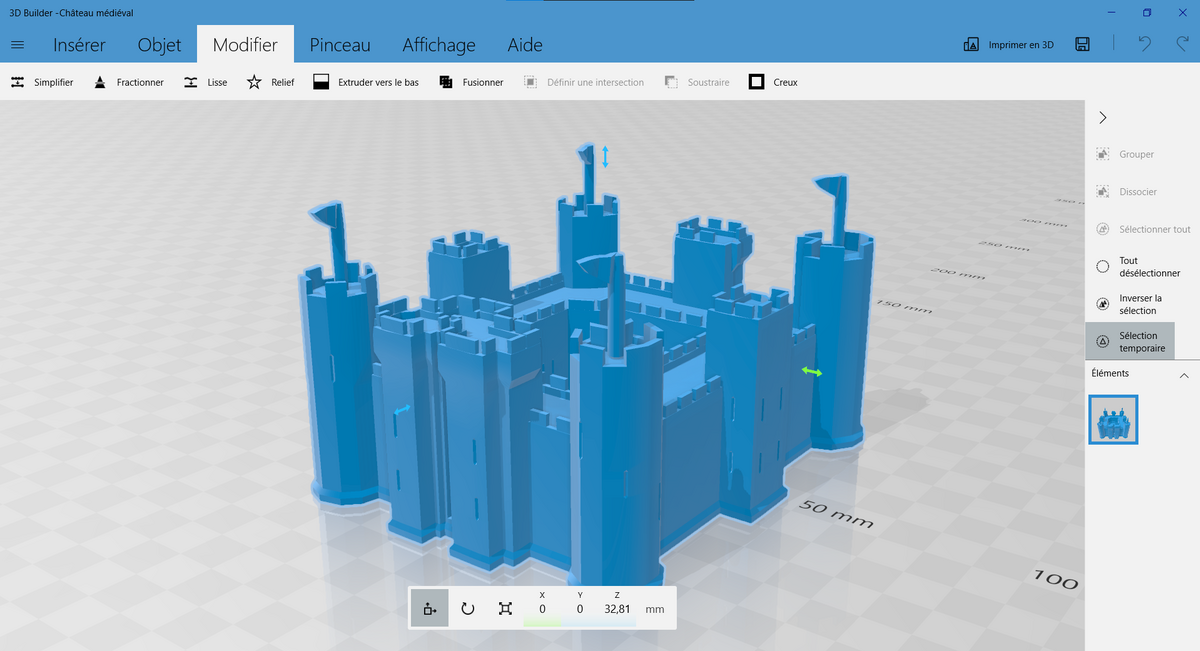 3D Builder - Modélisation