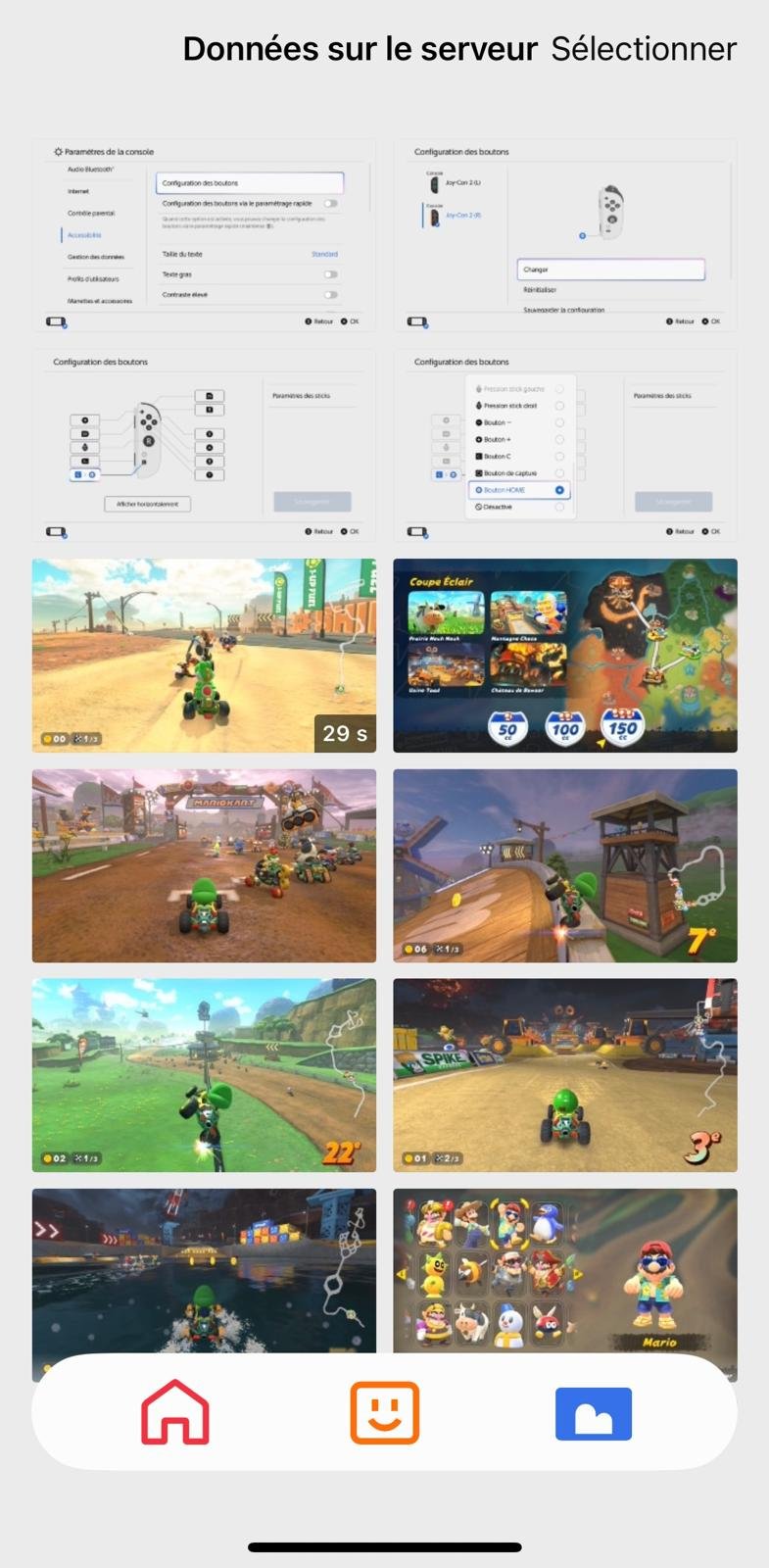 En quelques secondes, les captures de la Nintendo Switch 2 sont transférées sur le smartphone. Pratique ! ©Stéphane Ficca / Clubic