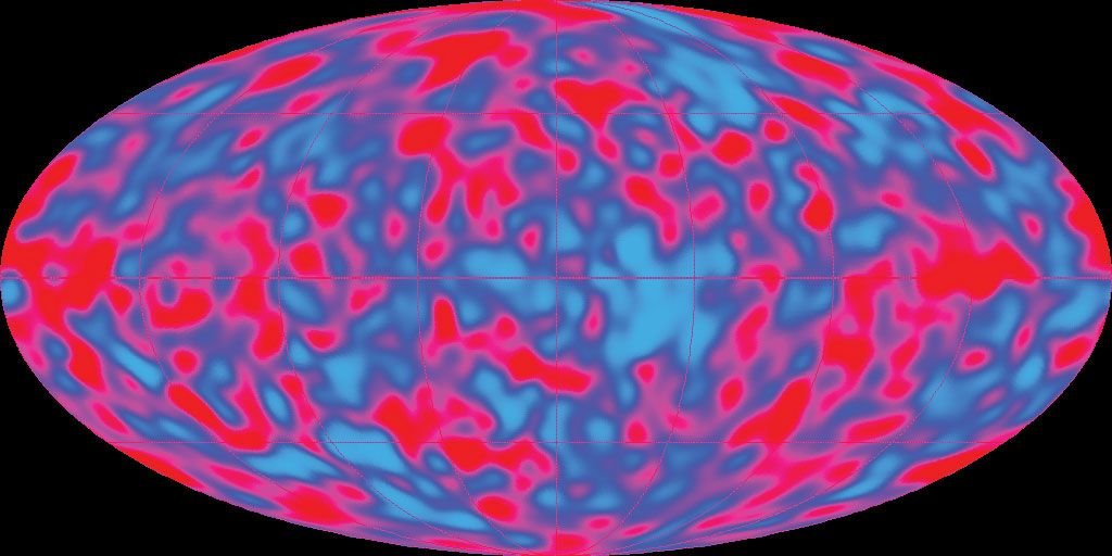 Le CMB issu des données de la mission COBE de la NASA © NASA