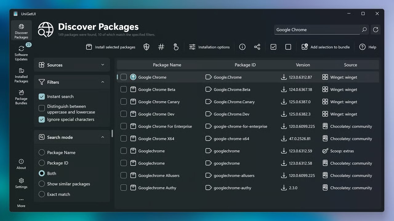 UnigetUI © Martí Climent