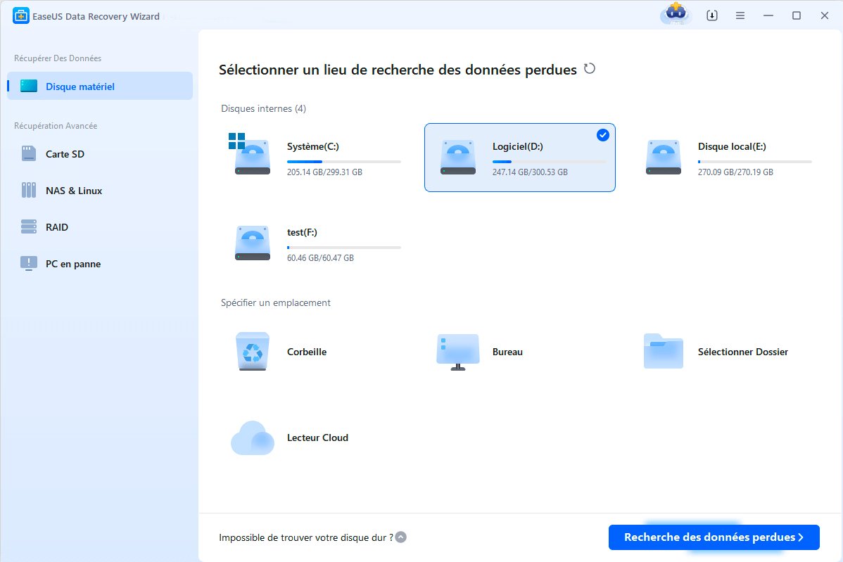 Avec EaseUS Data Recovery Wizard, vous pouvez explorer en profondeur votre disque et même récupérer des fichiers partiellement écrasés ©EaseUS