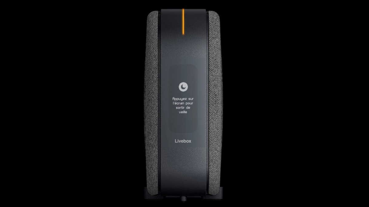 La Livebox 6 en mode veille (© Orange)