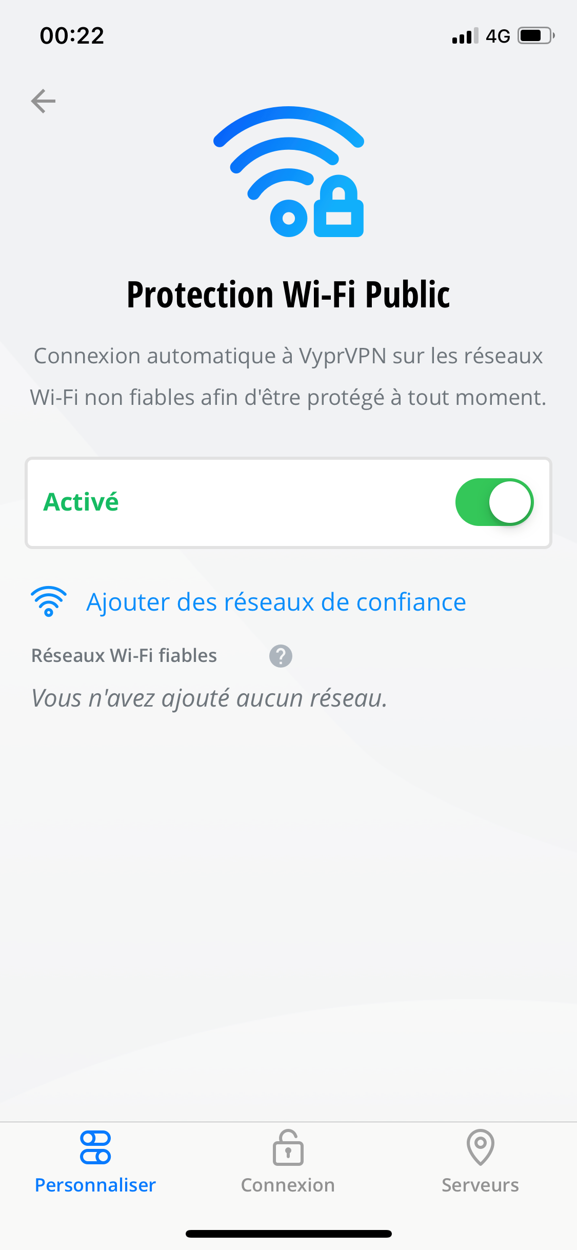 VyprVPN sur iPhone