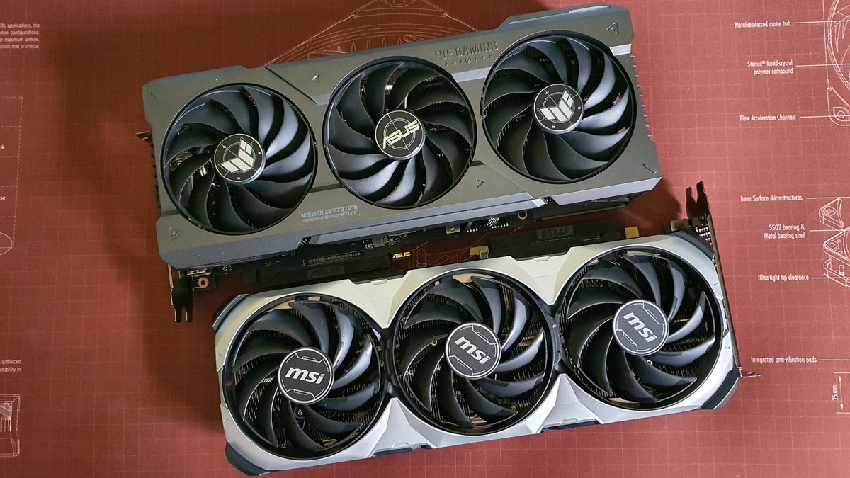 ASUS et MSI RTX 4070 Ti SUPER