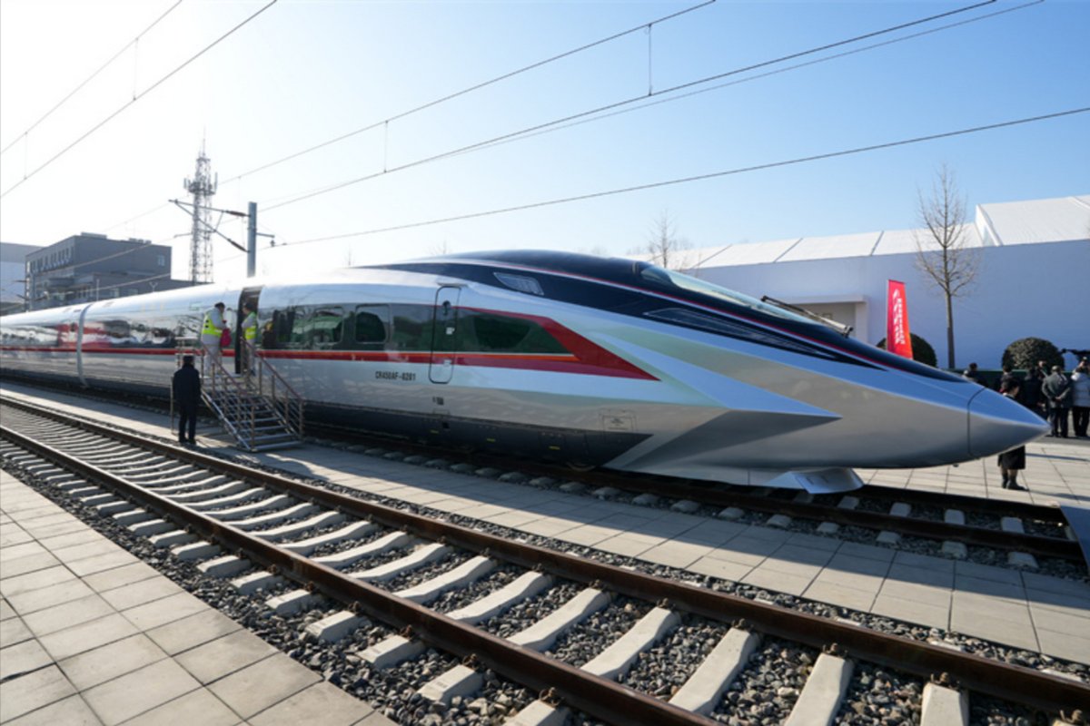 Voici le train qui deviendra peut-être le plus rapide du monde © Xinhua