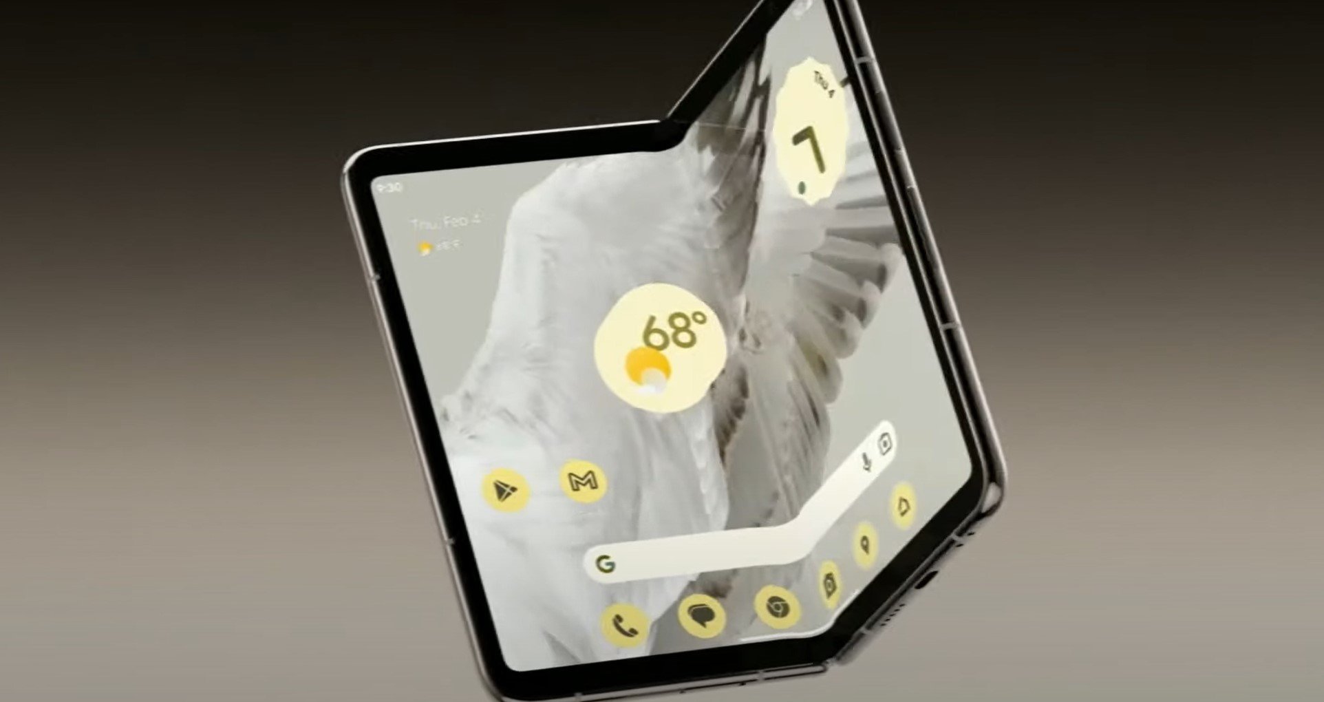  Le Pixel Fold, smartphone pliable phare de Google © Google