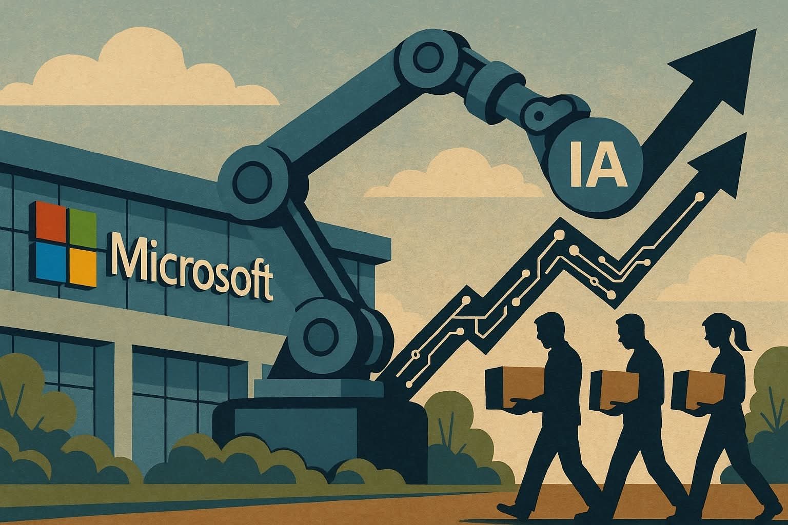 La firme révèle avoir épargné plus de 500 millions de dollars grâce à l’intelligence artificielle, une communication qui crée un malaise palpable. © Clubic/ChatGPT