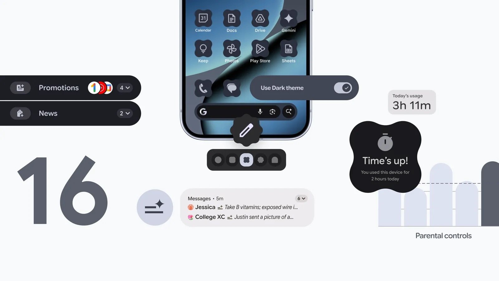 Google fait pleuvoir les nouveautés avec la sortie d'Android 16 QPR2. ©Google