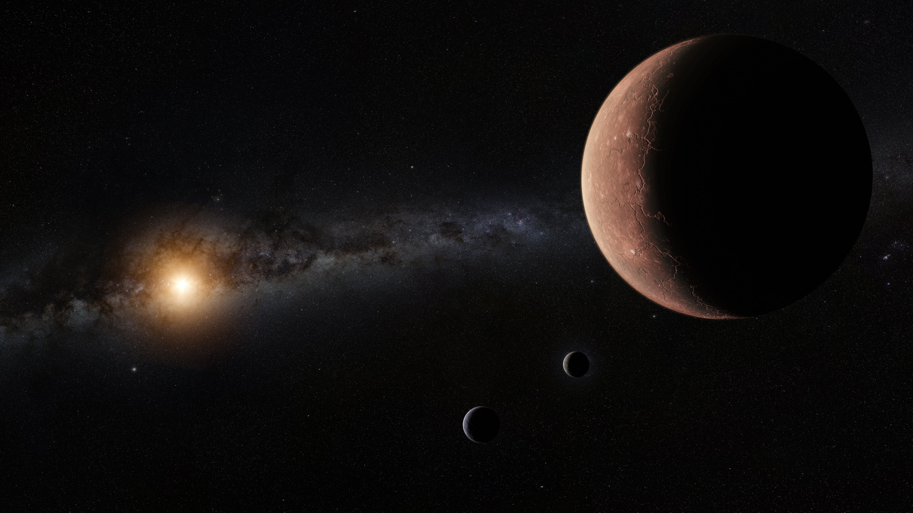  Les exoplanètes pourraient agir comme des "calorimètres" géants pour détecter la matière noire. © Elliptic Studio / Shutterstock