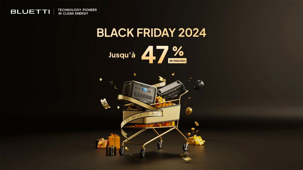 Des remises à couper le souffle vous attendent pour le Black Friday Bluetti @Bluetti