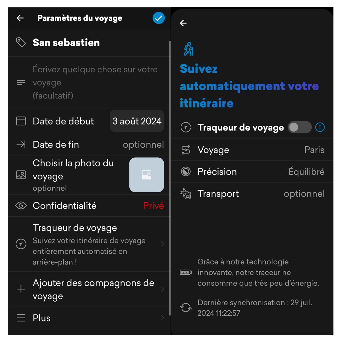 Suivez automatiquement vos déplacements © FindPenguins