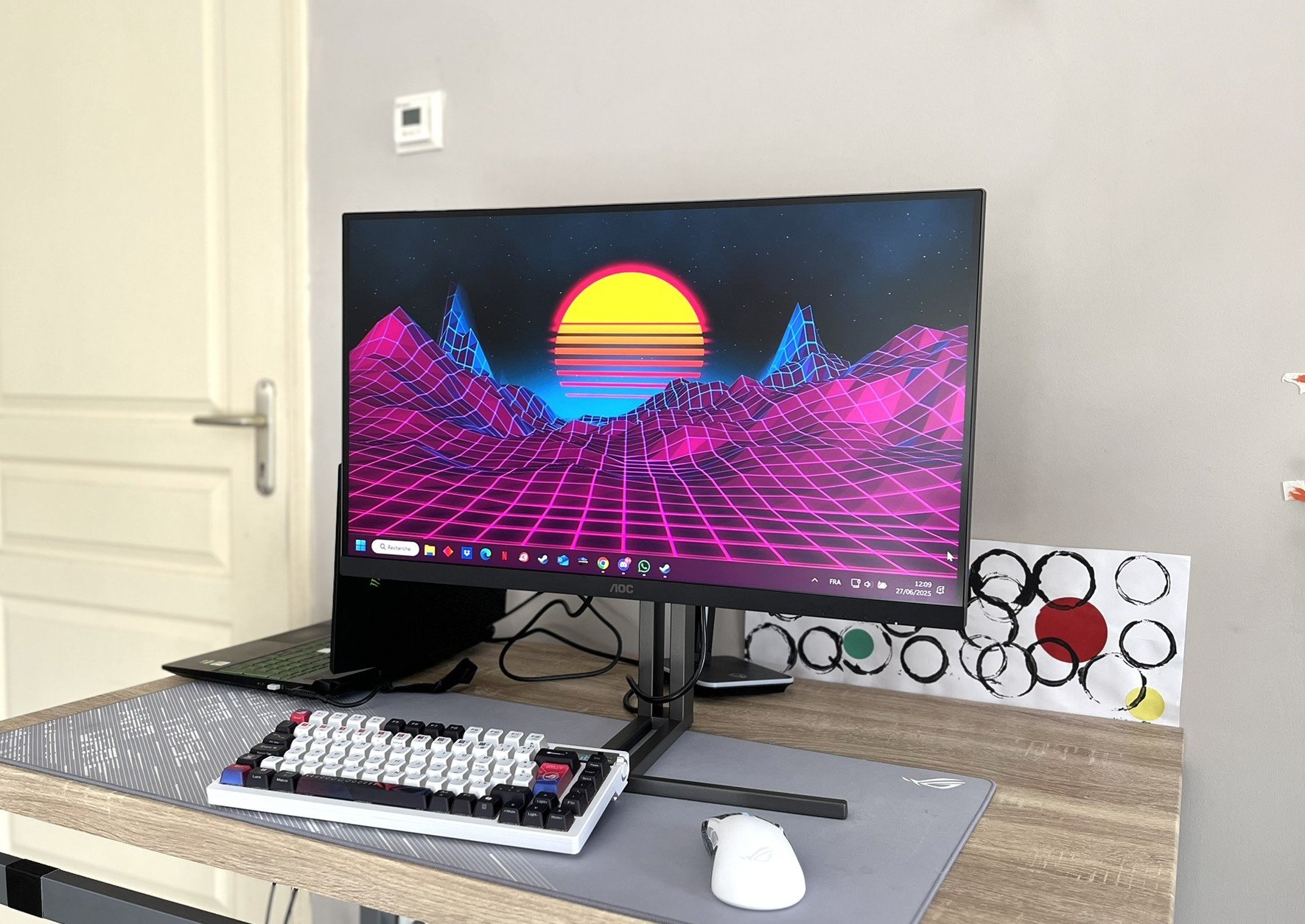 L'écran AOC Q27U3CV, un festival de couleurs vives pour les pros de l'image © Vincent Touveneau