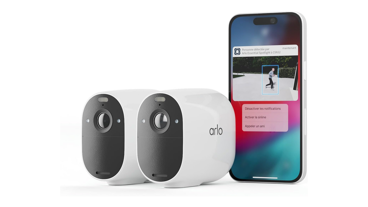 Les deux caméras Arlo Essential