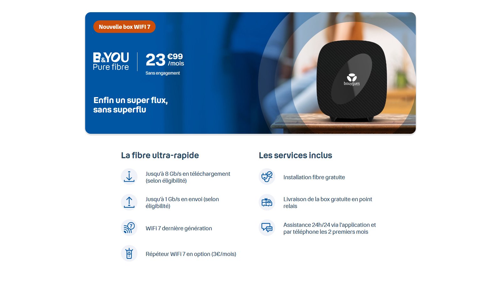 b&you pure fibre offre