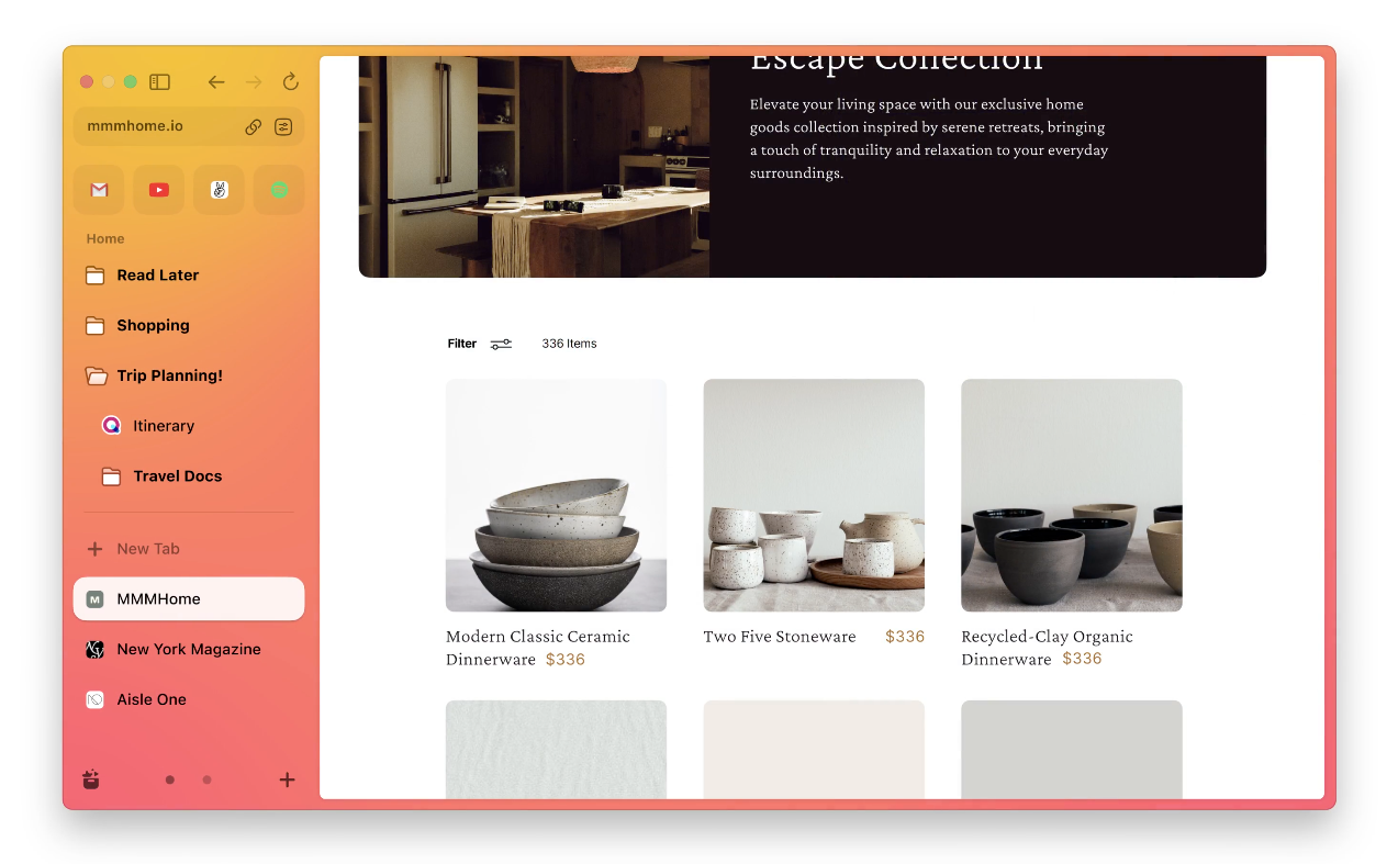 Arc Browser ©The Browser Company