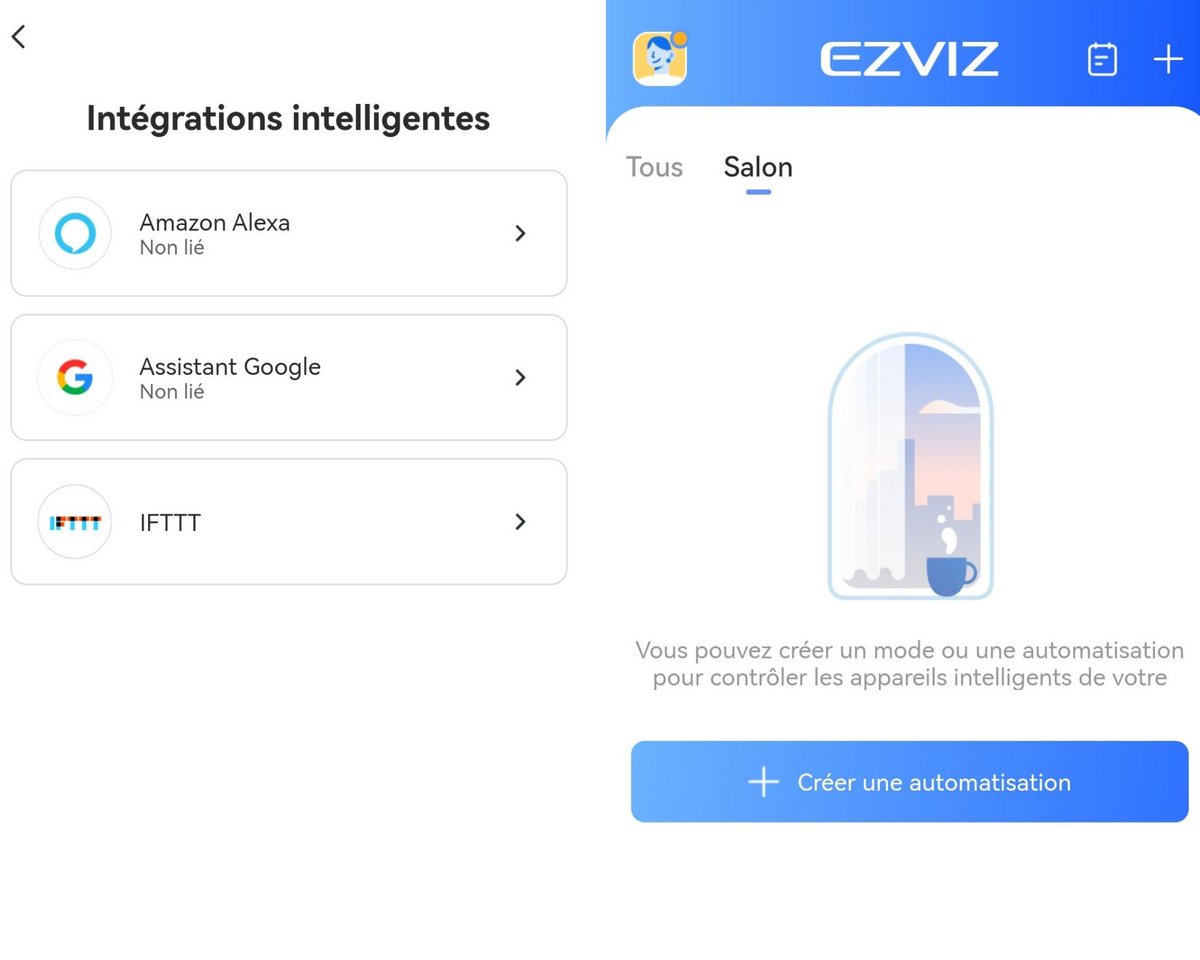Un système associable à différents assistants vocaux virtuels © EZVIZ