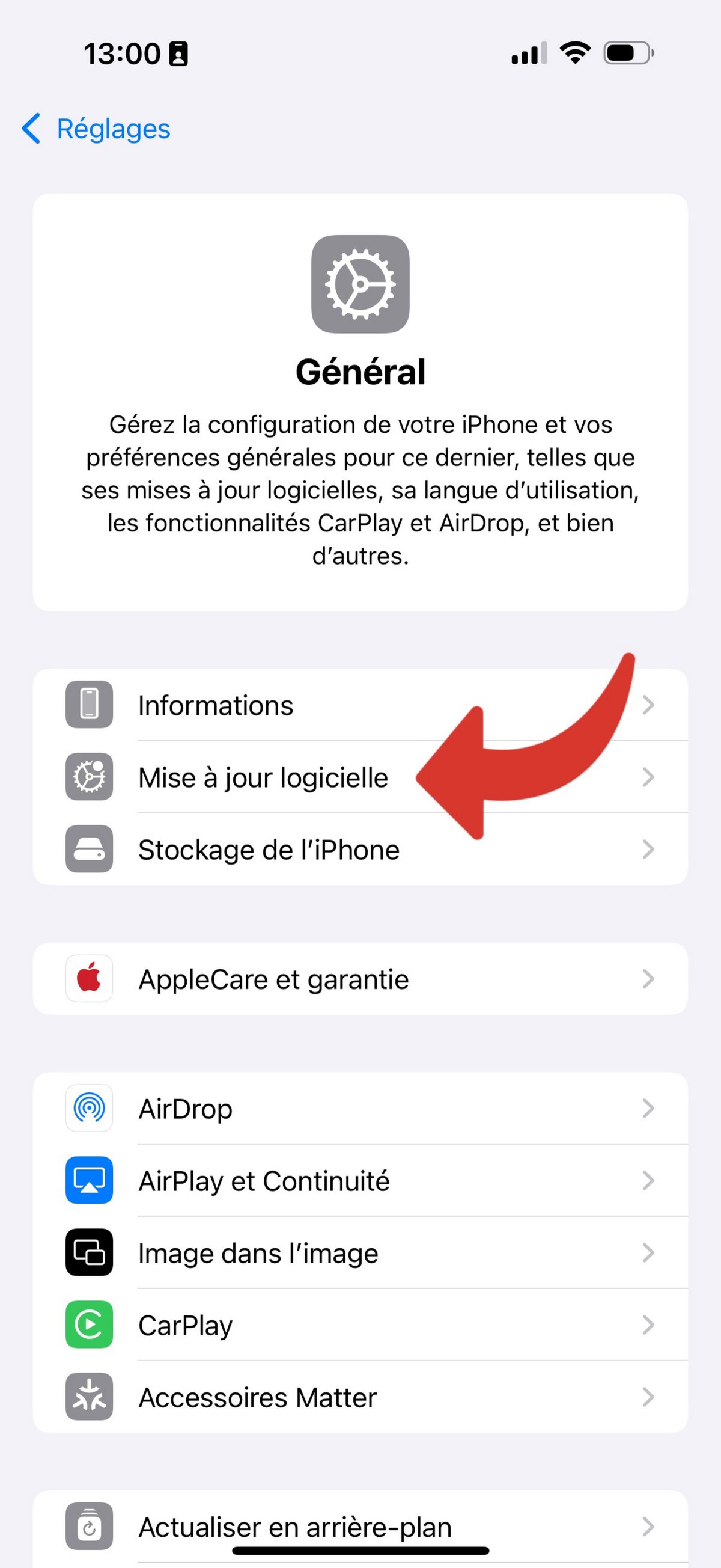 Installer iOS 18.4 beta mise à jour