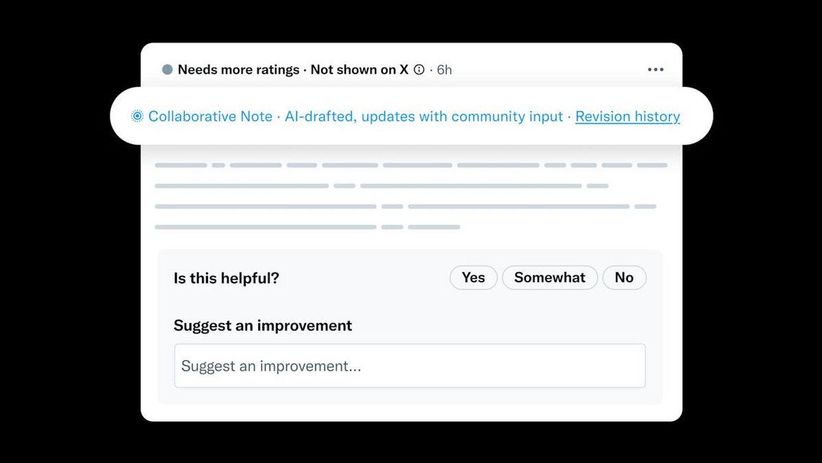Grok dans les notes de la communauté, la dernière brillante idée de Musk. © X