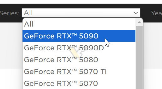 Zotac a listé prématurément les prochaines GeForce RTX 50... © VideoCardz