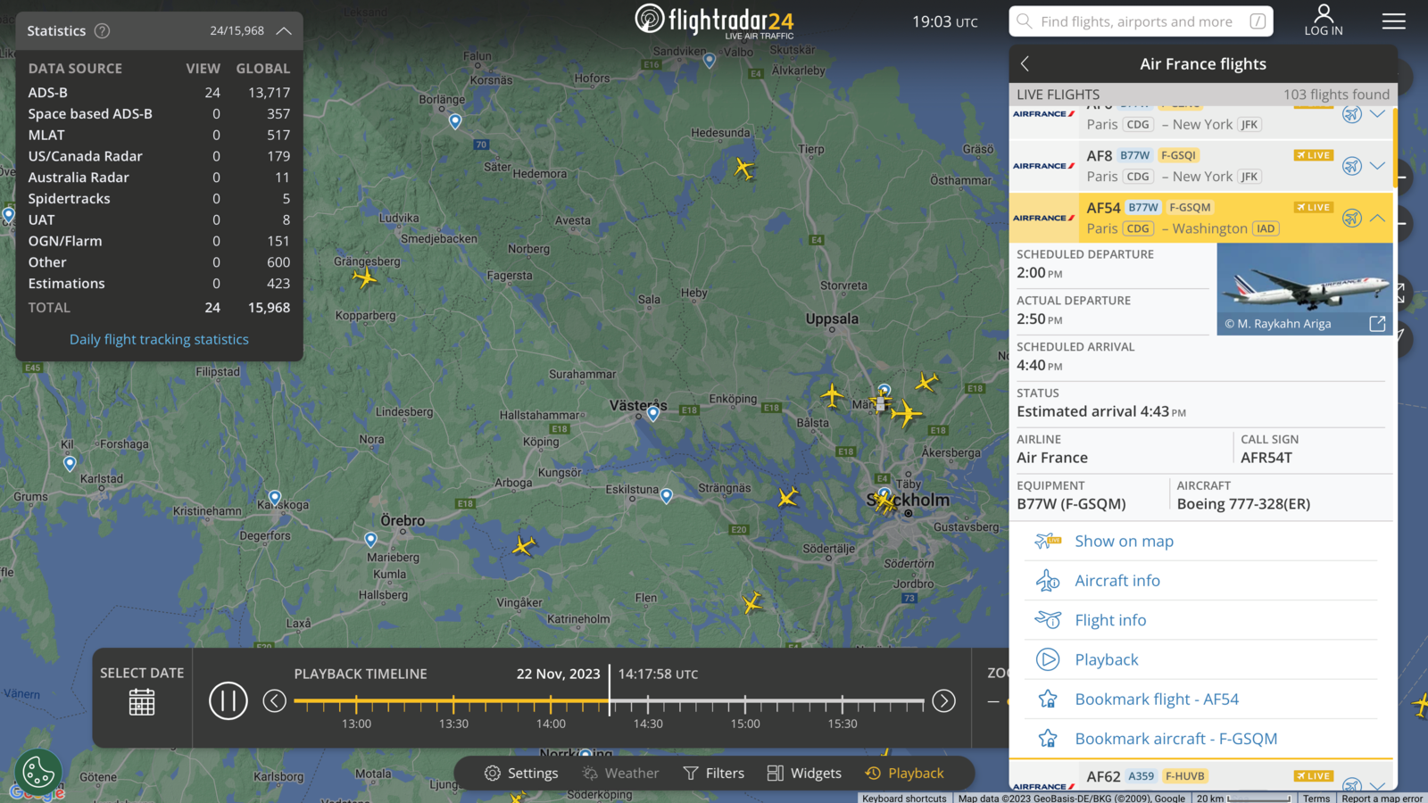 Télécharger Flightradar24 - Suivi de vol (gratuit) Web, Android - Clubic