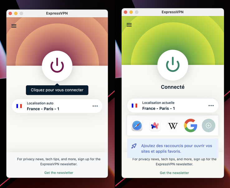 ExpressVPN pour macOS