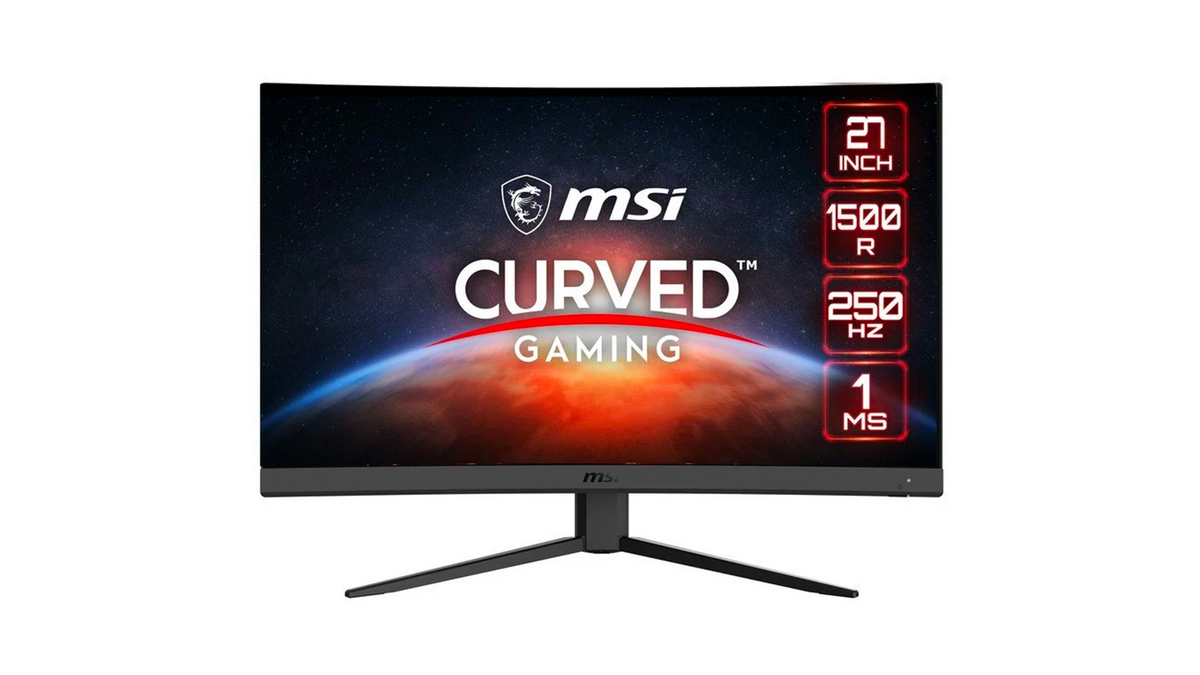 MSI G27C4X – Un écran incurvé ultra-réactif avec 250 Hz et 1 ms, idéal pour les FPS et les jeux compétitifs. © MSI