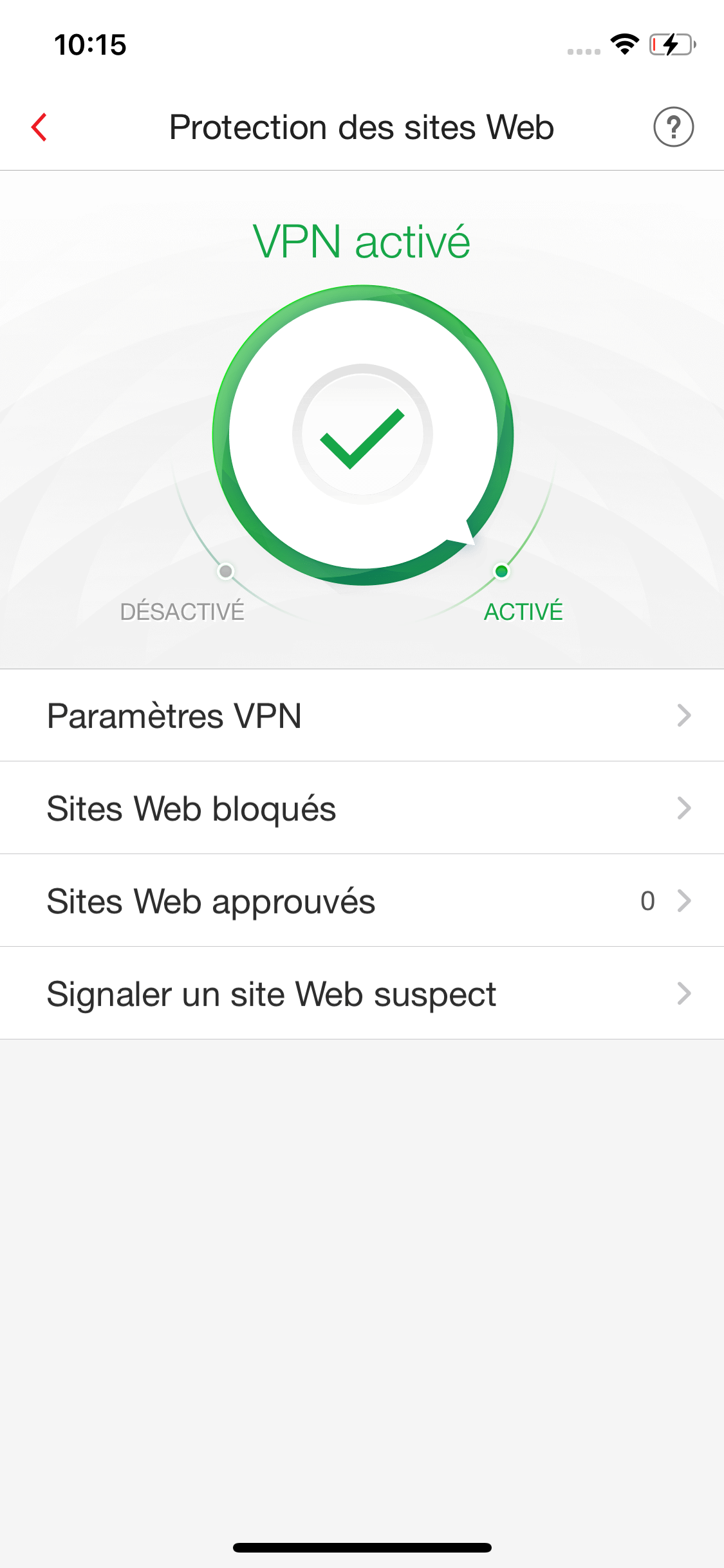 Trend Micro Maximum Security - Protection des sites web