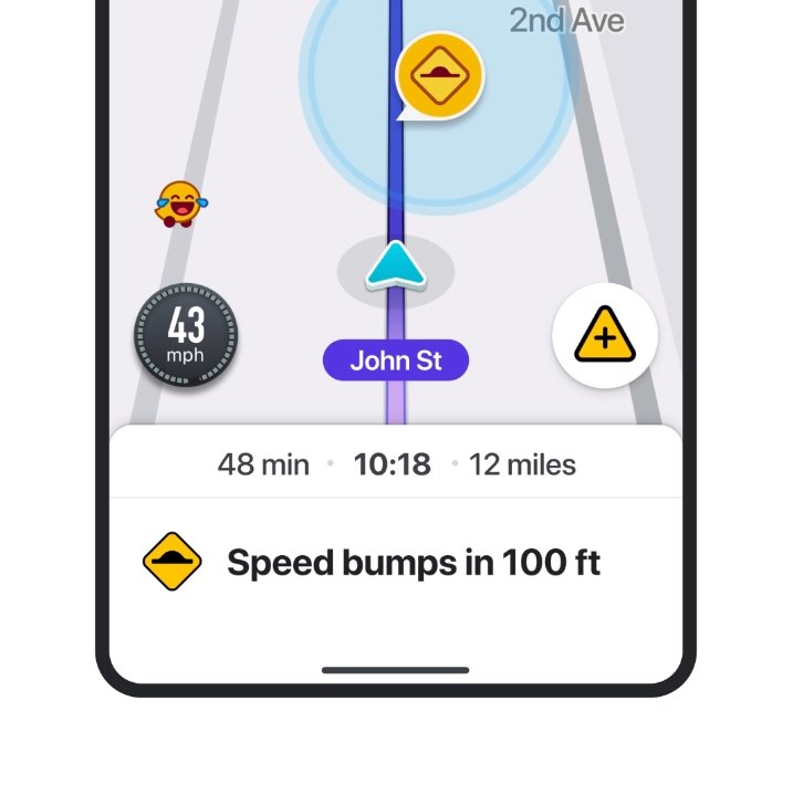 D'autres signalements sont maintenant possibles dans Waze © Google