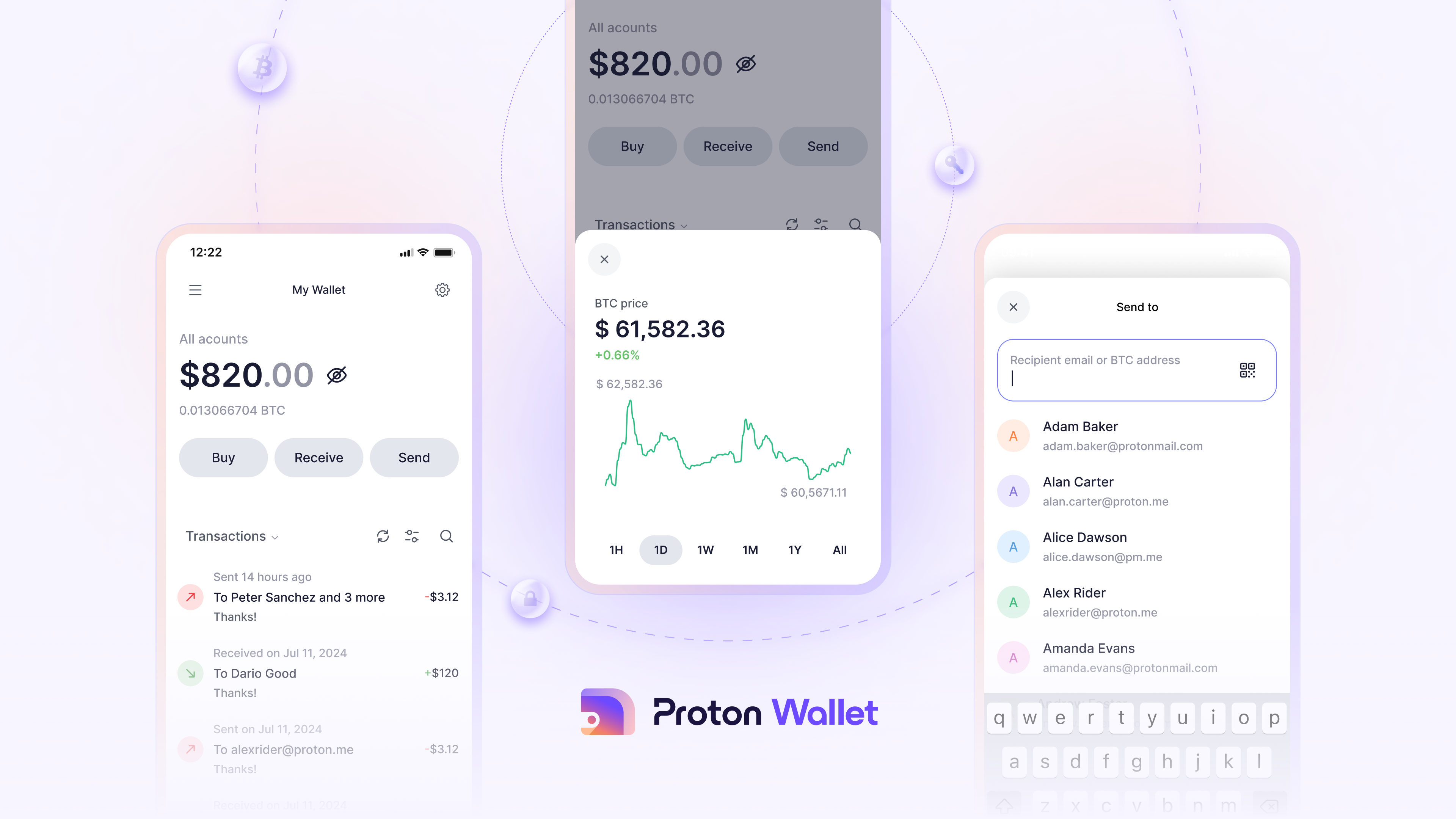 Proton dévoile Proton Wallet, un gestionnaire de bitcoins chiffré et autogéré © Proton AG