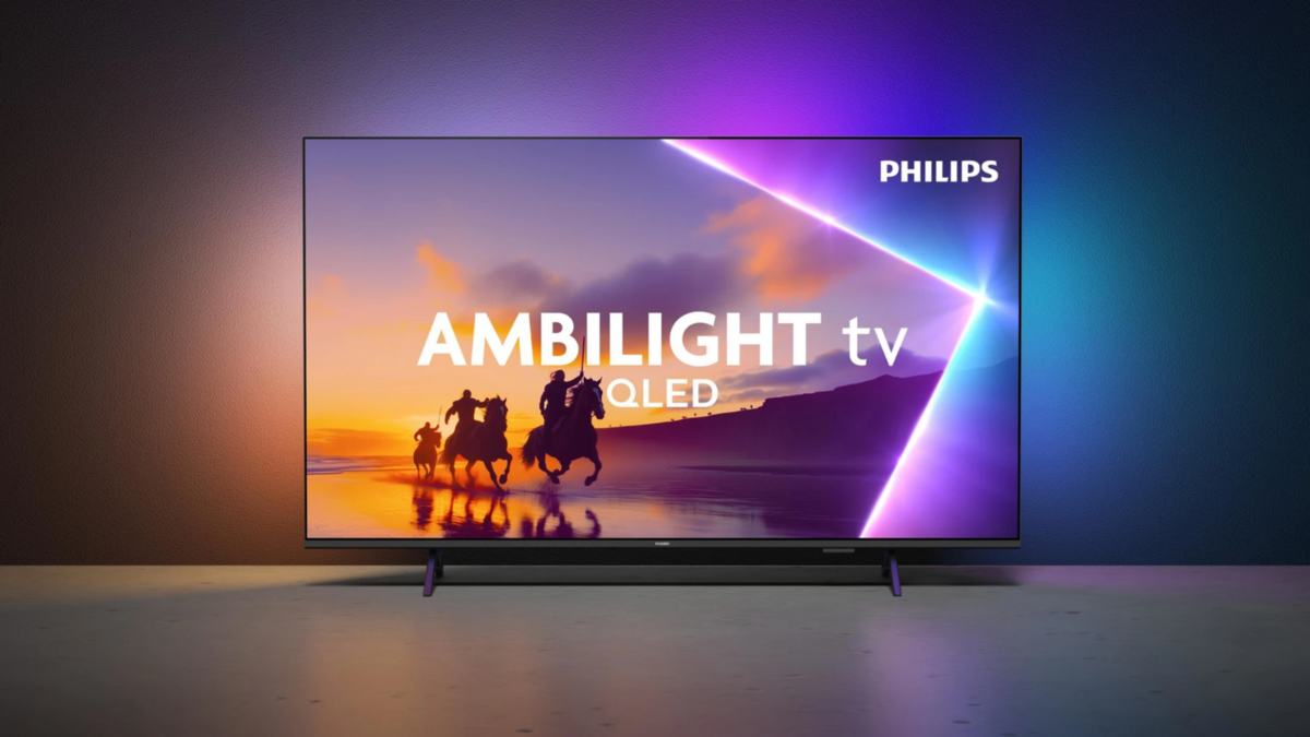 Darty brade le Philips Ambilight 55 pouces : -25 % sur cette TV QLED 4K © Phillips