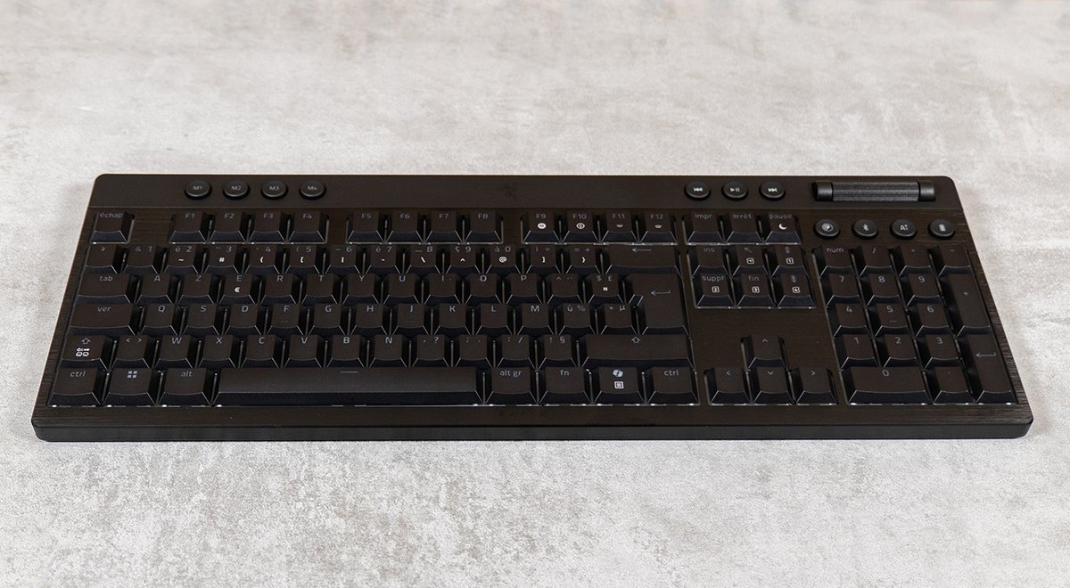 Le confort de frappe est franchement bon. ©Charles Gouin-Peyrot pour Clubic