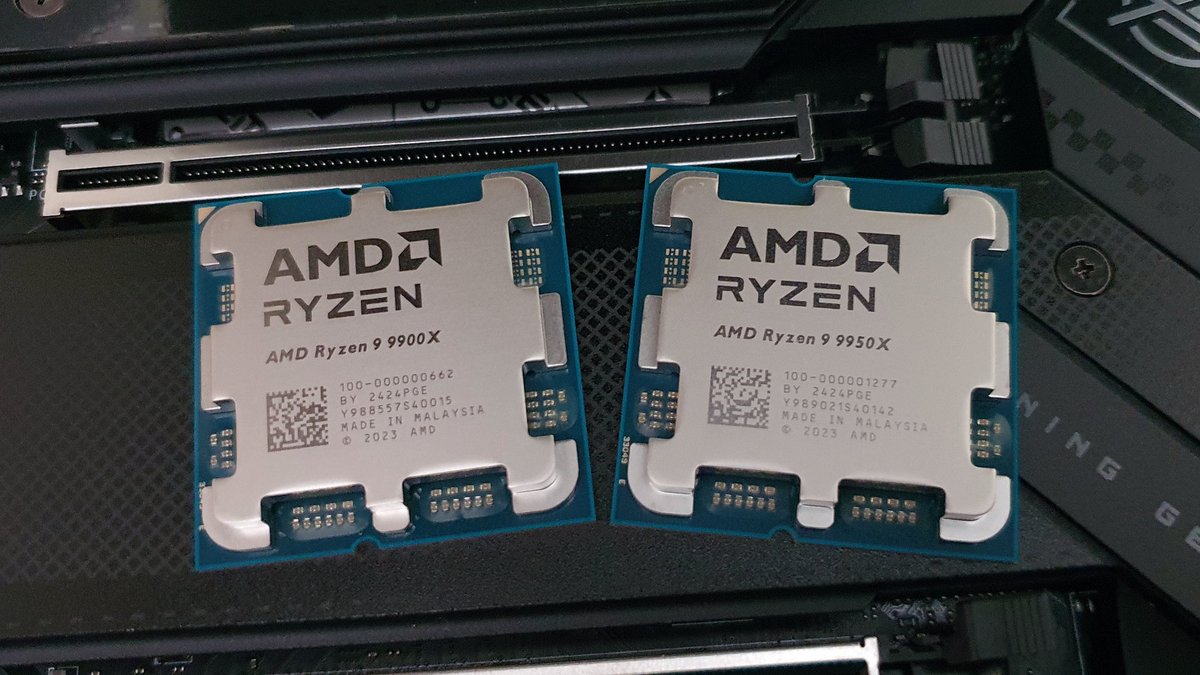 Ryzen 9 9950X et Ryzen 9 9900X © Nerces pour Clubic