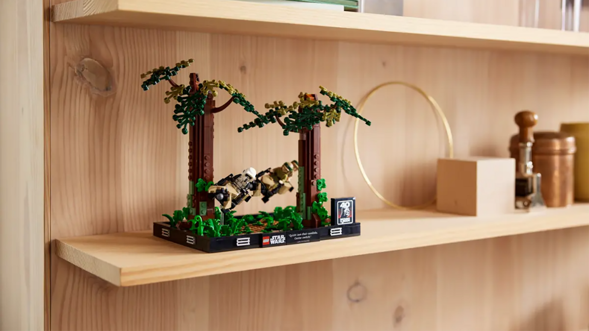 Le diorama de la Bataille sur Endor en LEGO