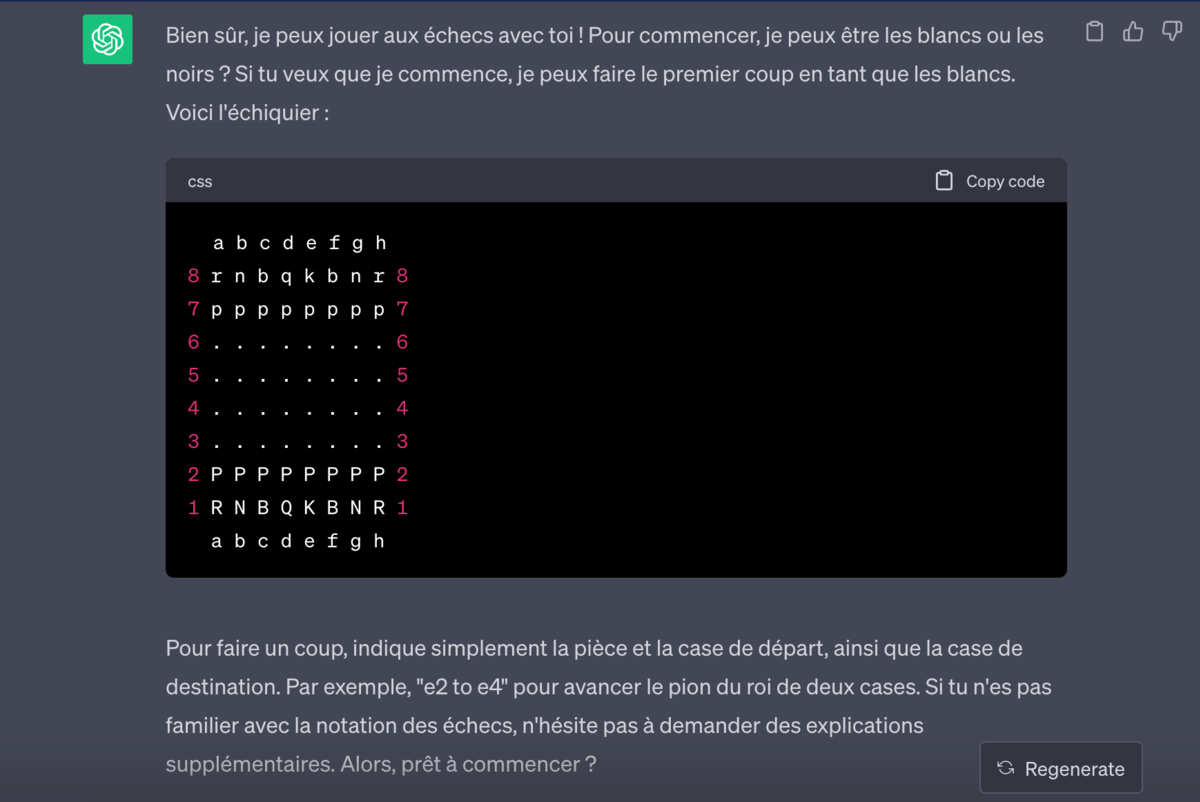chatgpt échecs