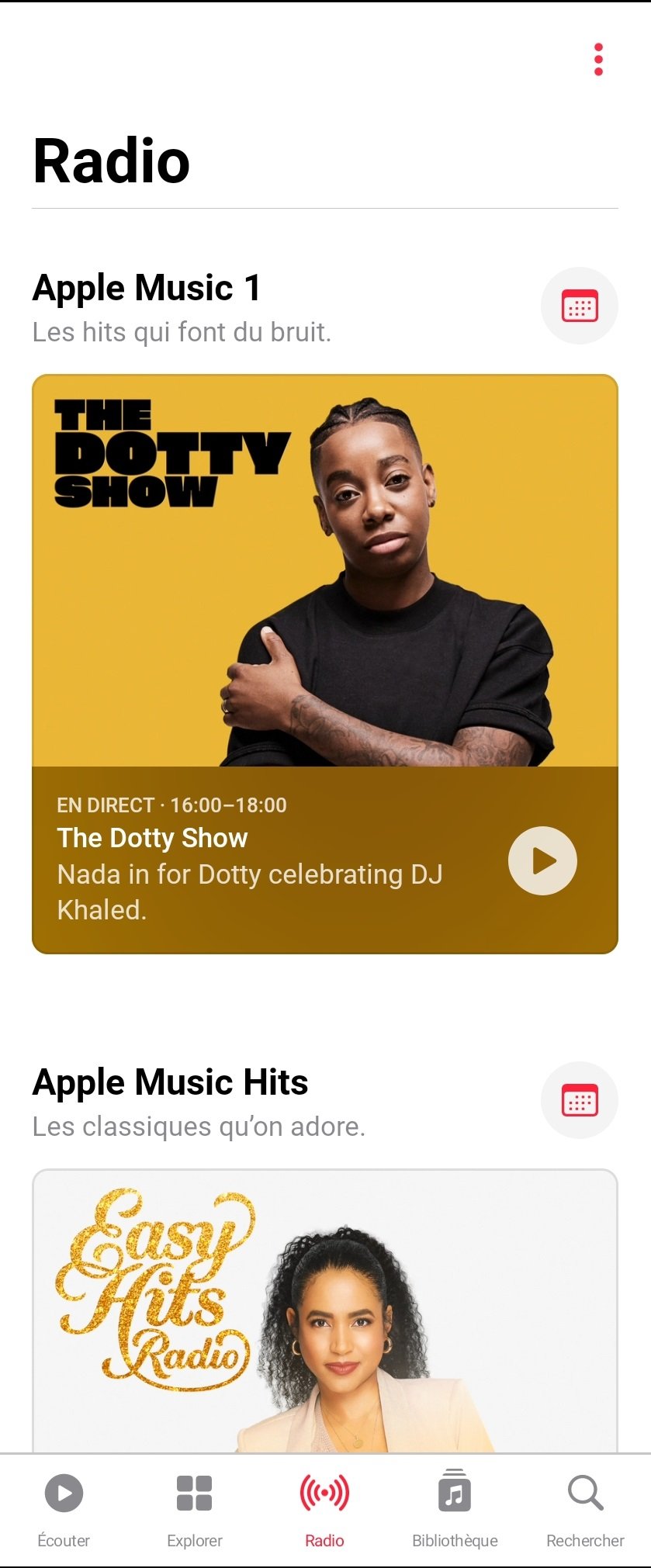 Apple Music - L'onglet radio