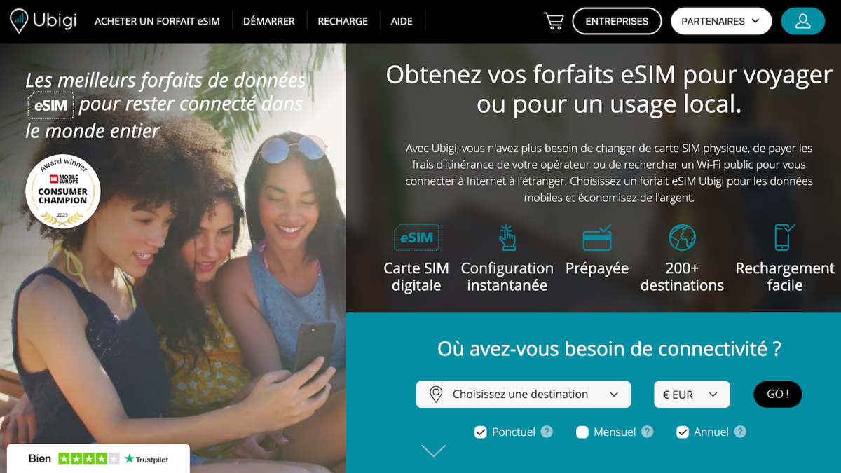 Les offres d’internet international disponibles chez Ubigi