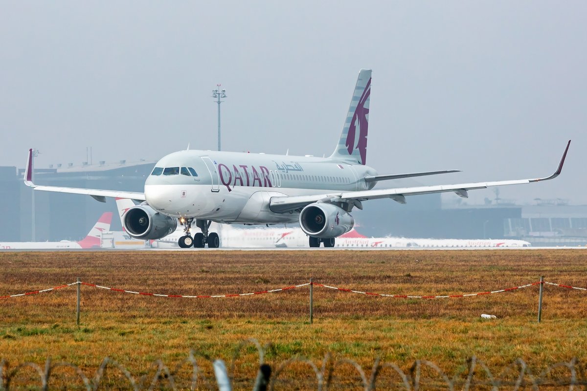 Un Airbus A320 de Qatar Airways © K.G. Yon / Shutterstock