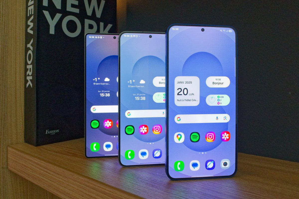 Les Samsung Galaxy S25 embarquent déjà Android 15 et One UI 7.0 © Marc Mitrani pour Clubic
