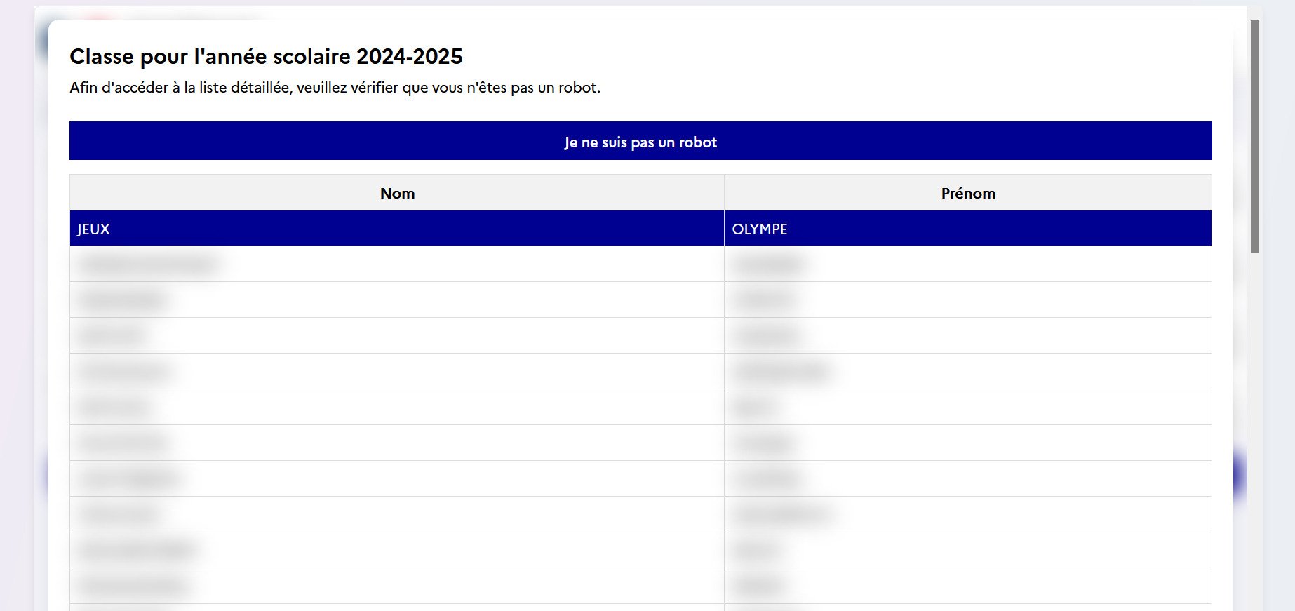 Le site reprend les codes des sites gouvernementaux © Alexandre Boero / Clubic