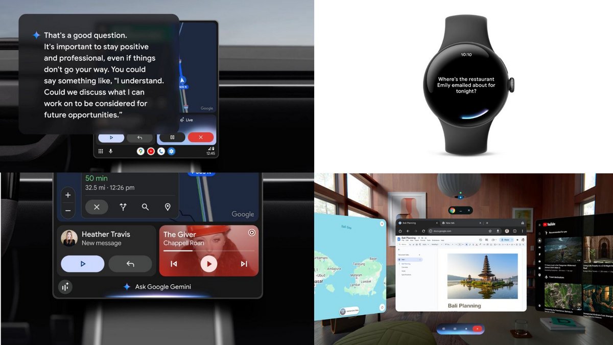 Préparez-vous, Gemini débarque dans tous vos appareils. ©Google