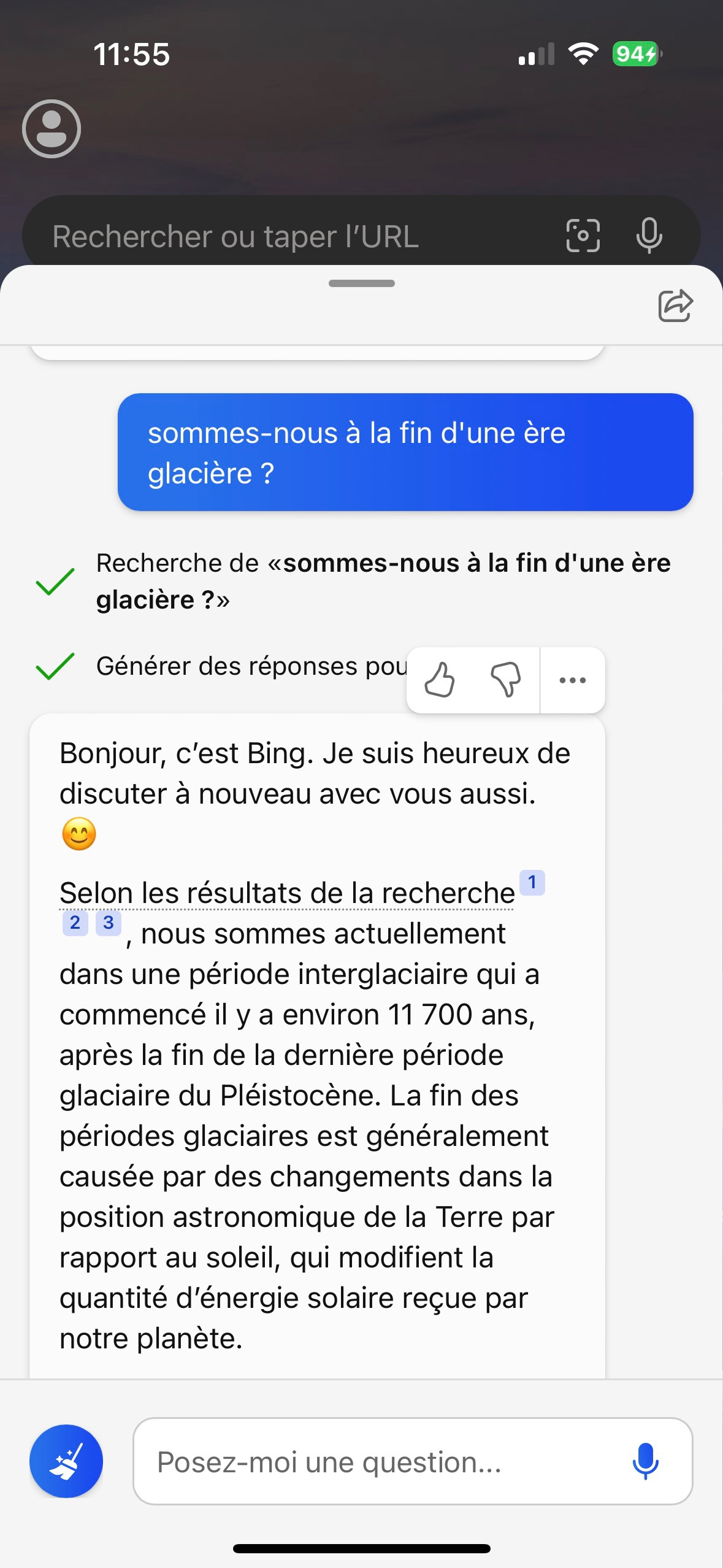 Bing chat iOS 3