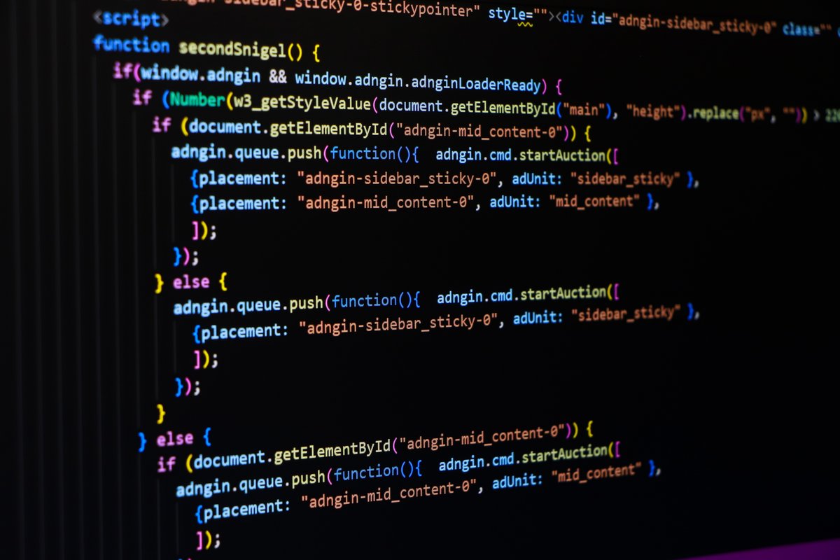 Exemple de code écrit en Rust. © Shutterstock