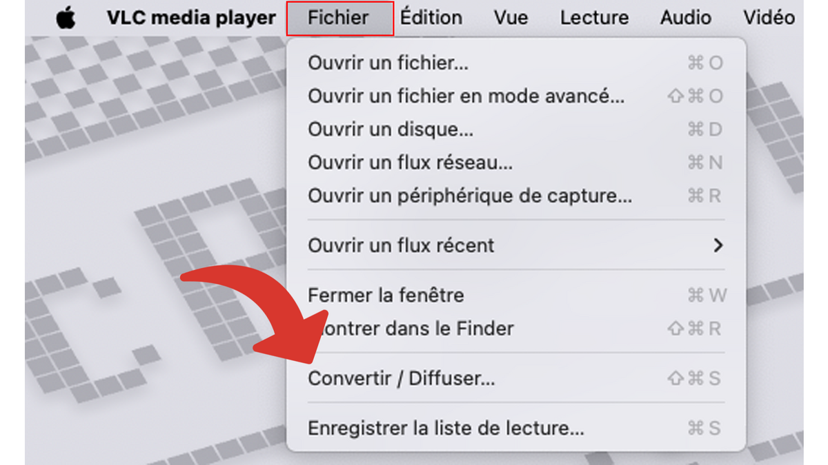 Ouvrir le menu de conversion © Clubic