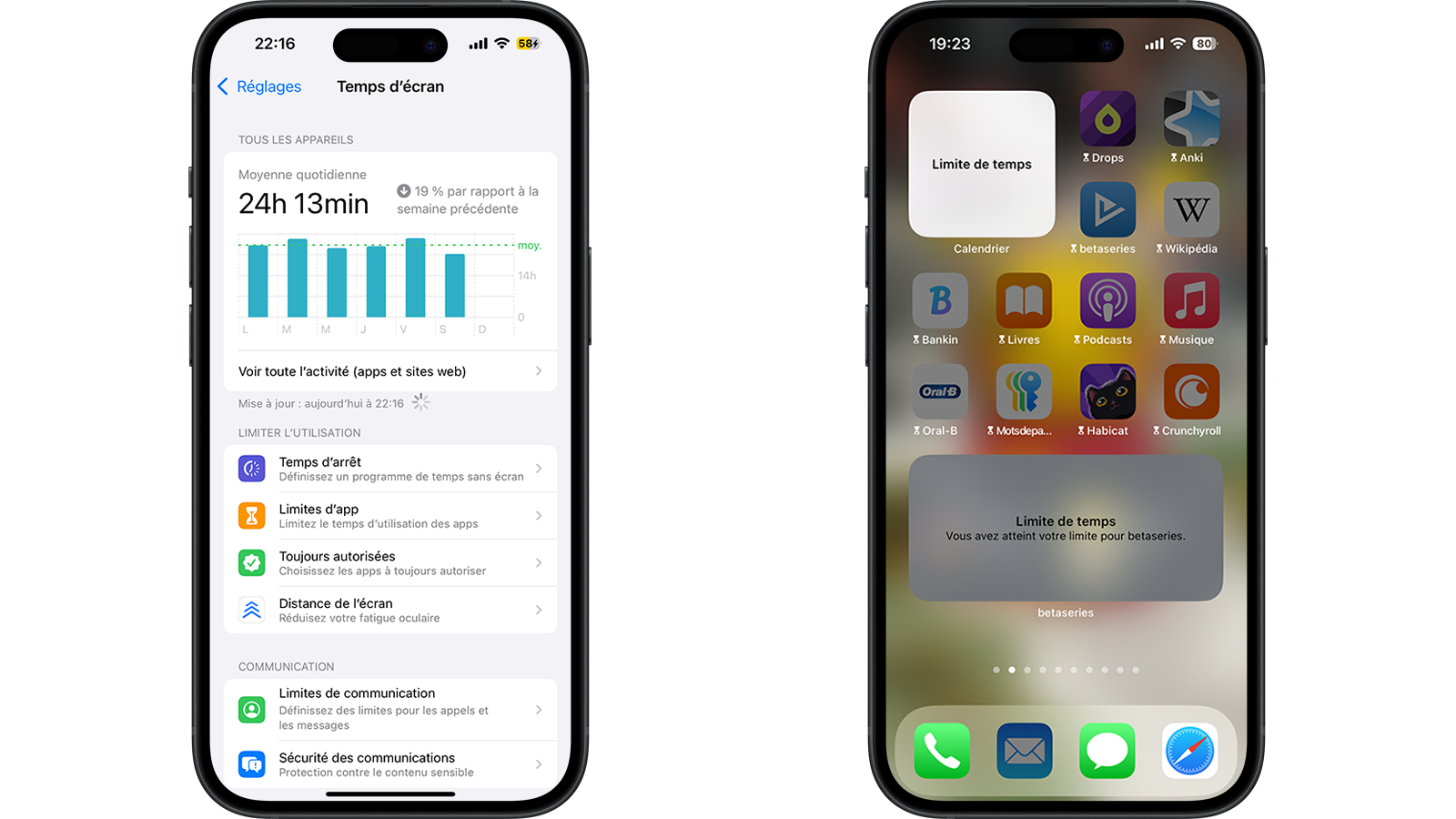 Comment configurer le Temps d'écran ? © Clubic