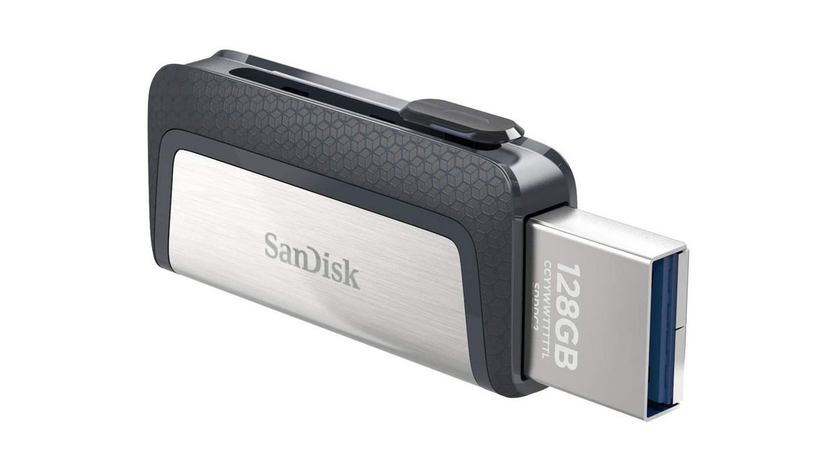 Une clé USB bien pratique de SanDisk.