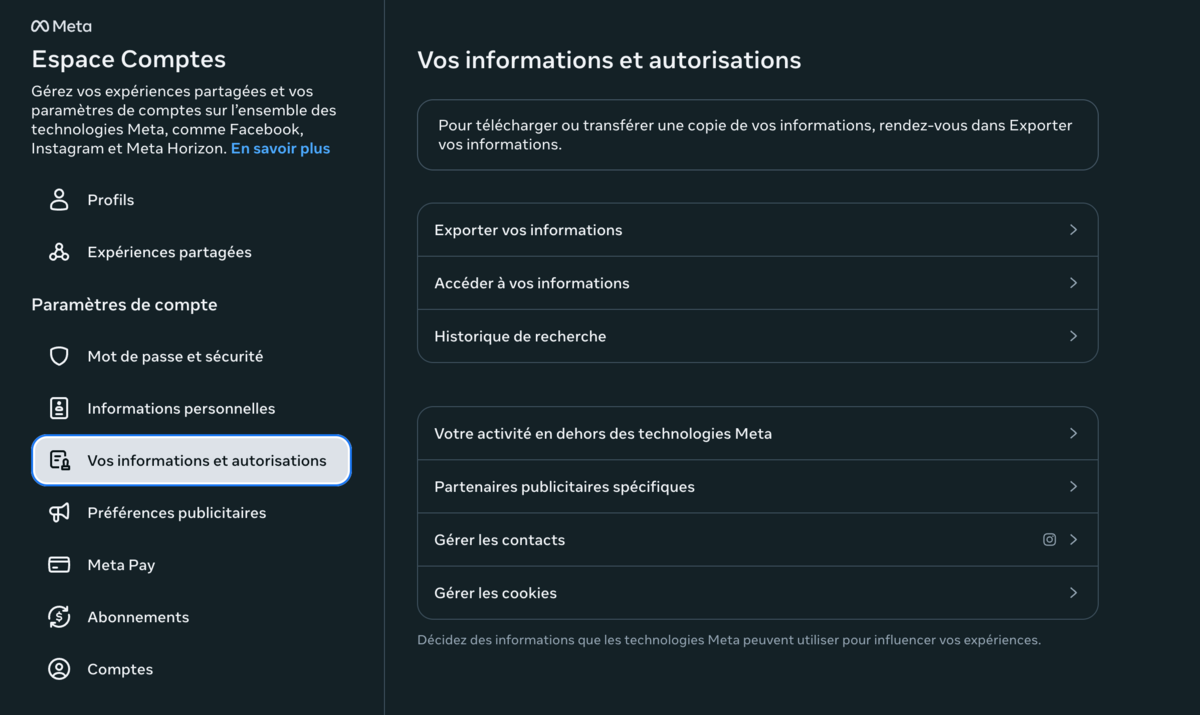 La plupart des grands acteurs du web sont obligés de se conformer au RGPD, et dispose de pages de téléchargement et de suppression des données. © Clubic