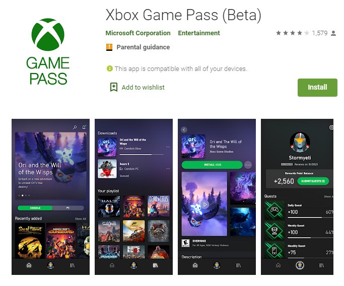 Xbox Game Pass Beta