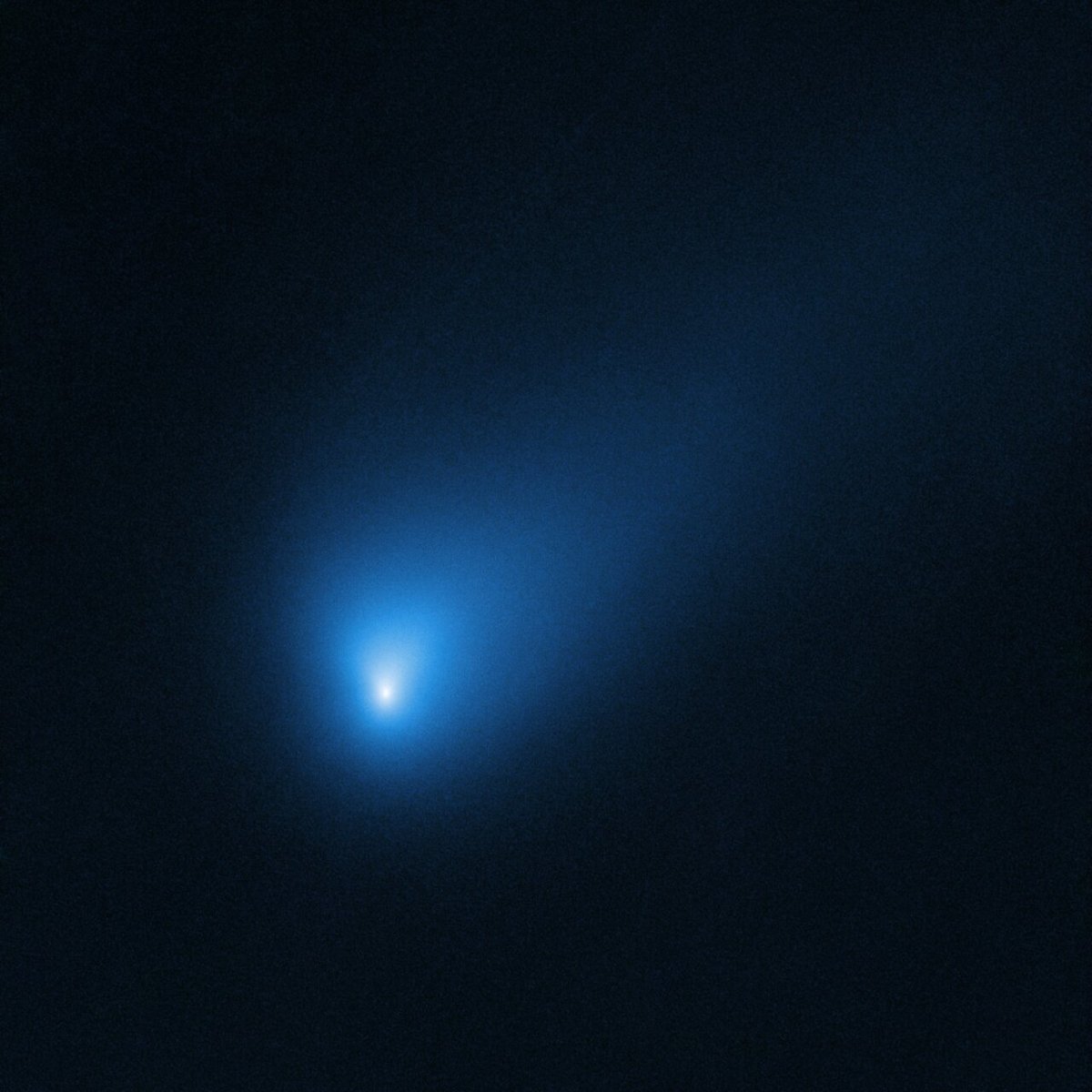 Borisov, vue par Hubble. Crédits NASA/ESA/HST